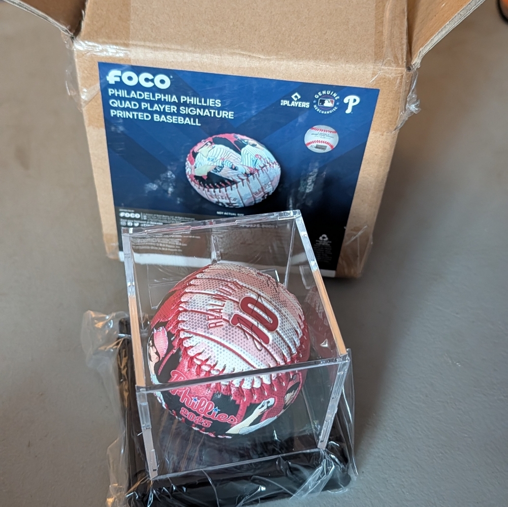 FOCO Philadelphia Phillies Signature Baseball